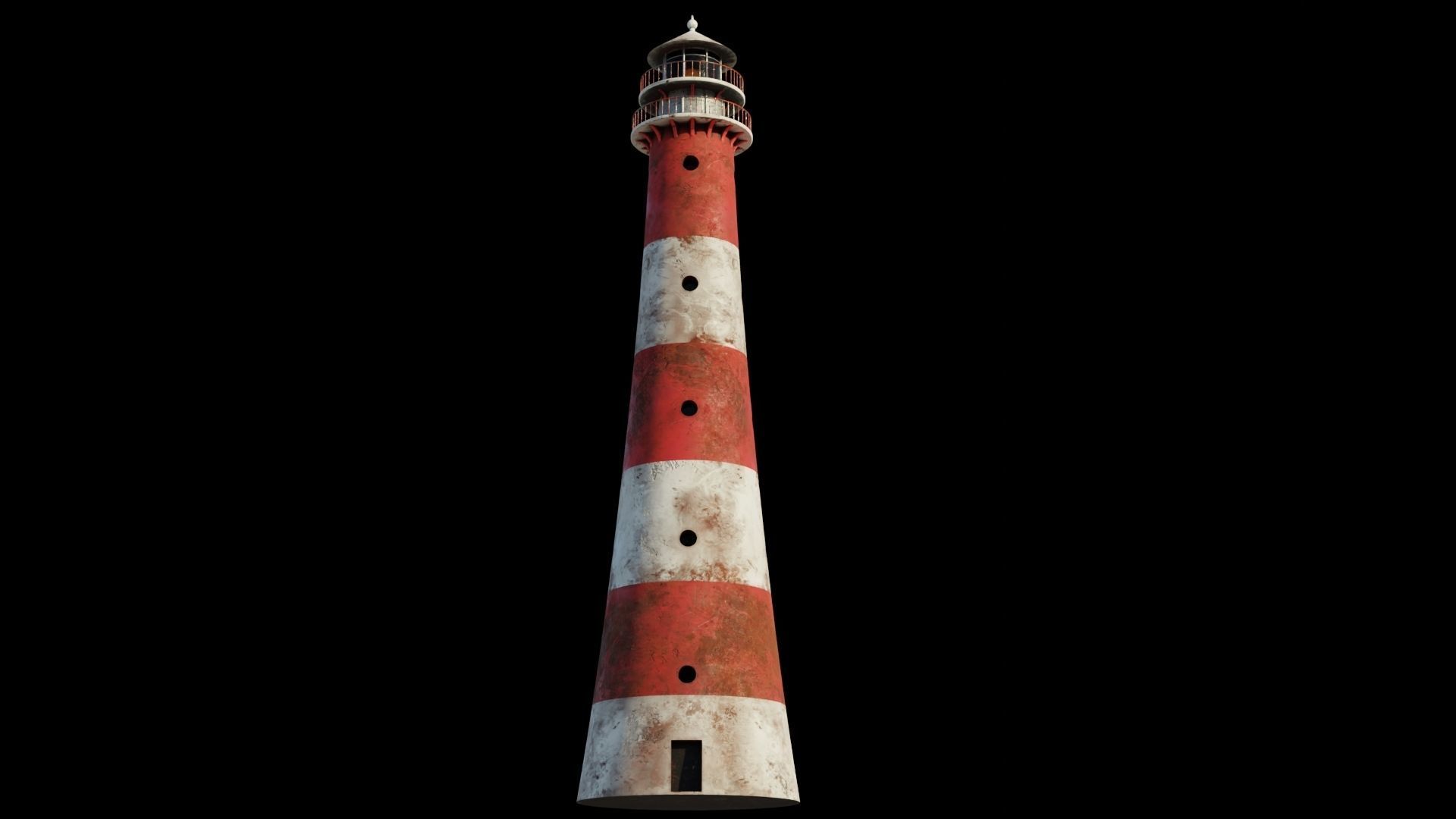 Lighthouse 3D model PBR materials Low-poly 3D model_10