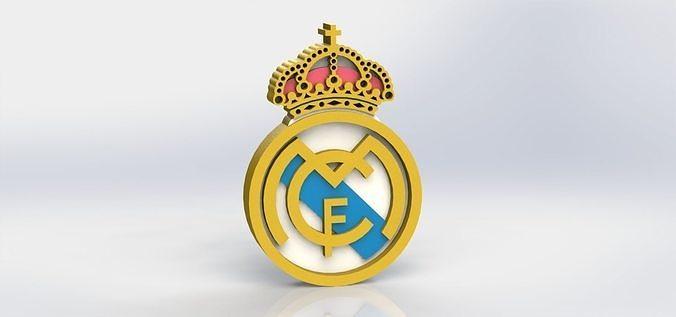 Real Madrid Logo 3D print model