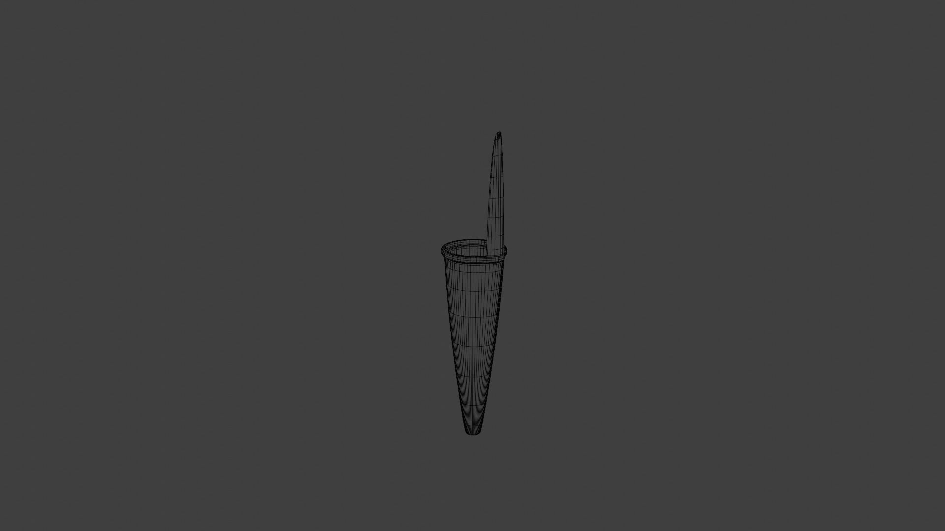 Pen of different colors Low-poly 3D model_6