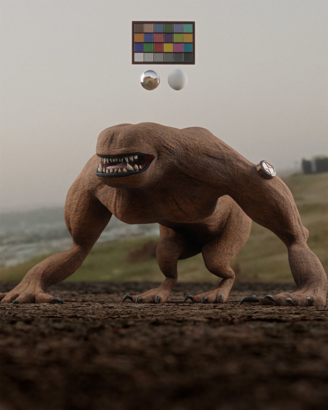 Ben 10  Wildmutt Rigged Low-poly 3D model_4