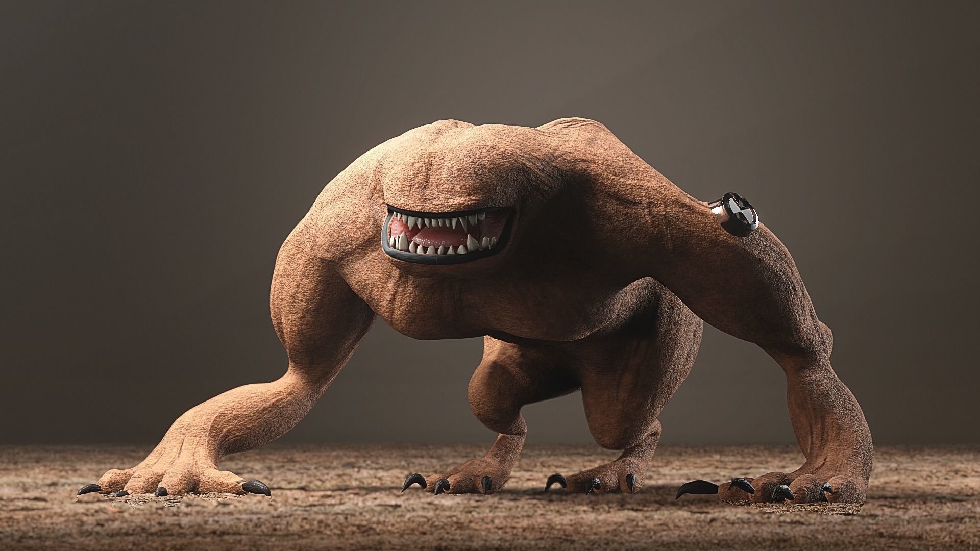 Ben 10  Wildmutt Rigged Low-poly 3D model_2