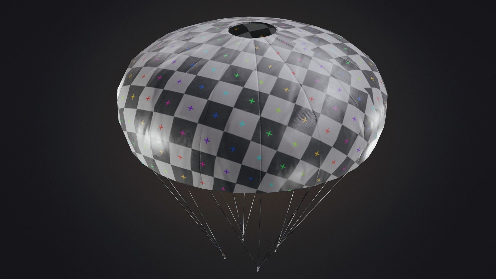 Big Air Drop Low-poly 3D model_11