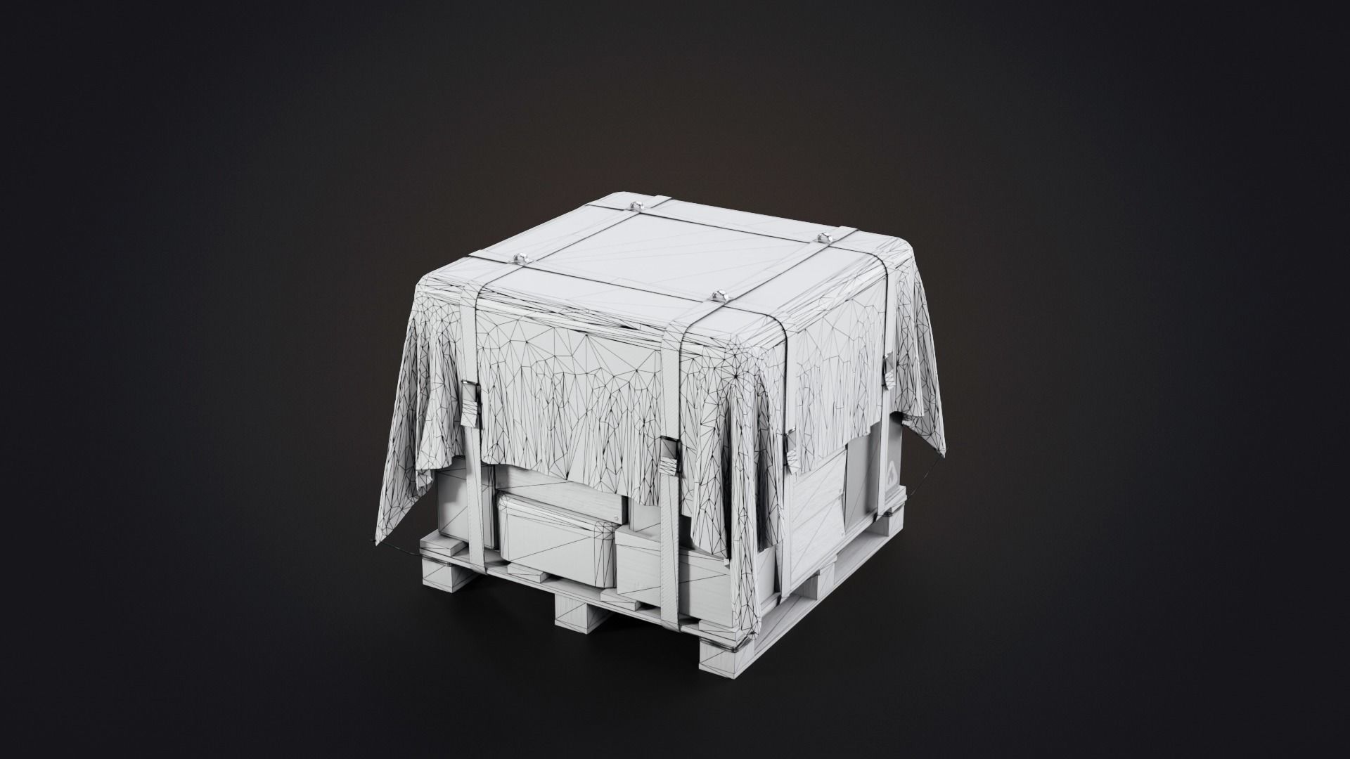 Big Air Drop Low-poly 3D model_6