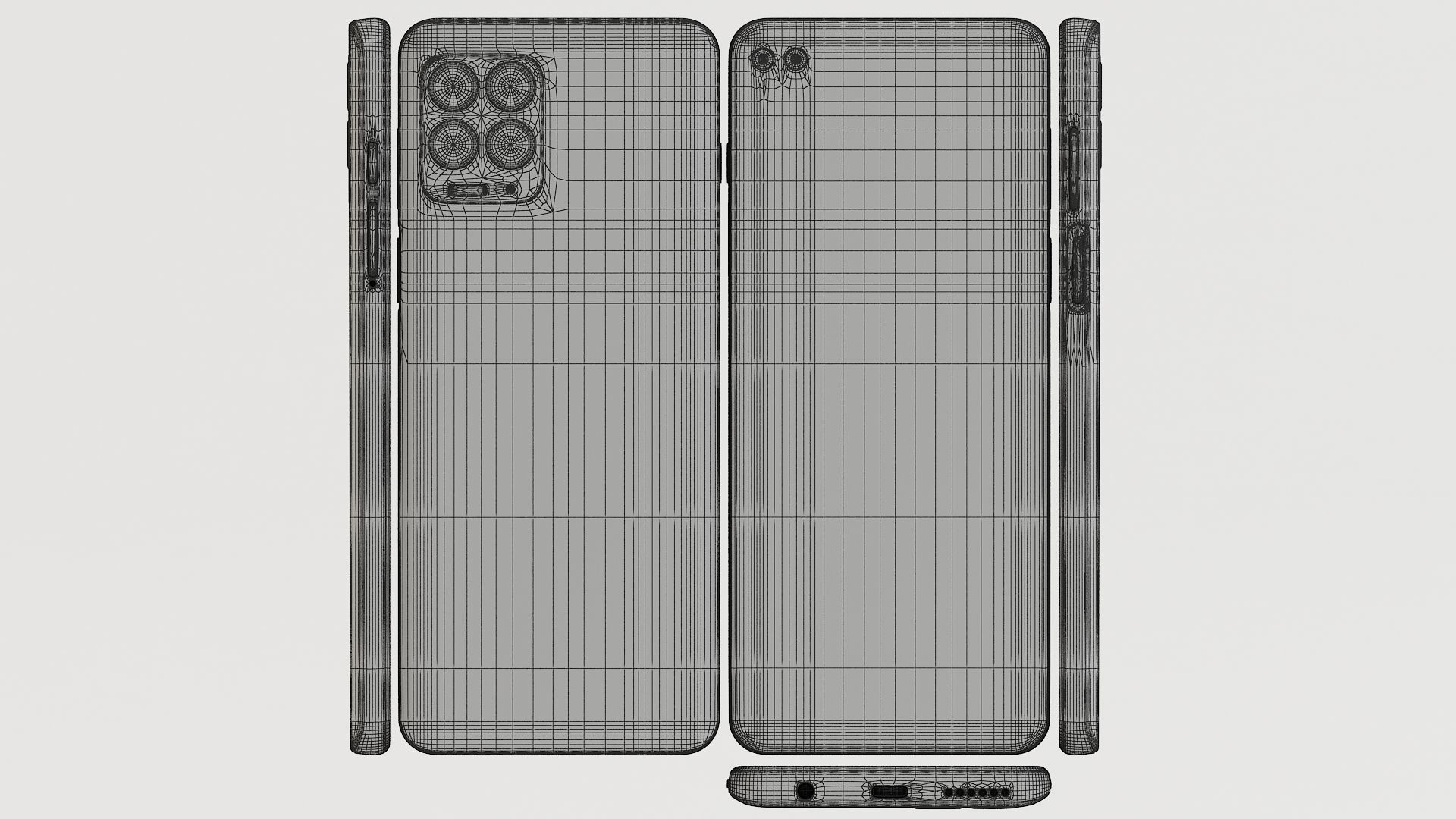 Motorola Moto G100 3D model_23