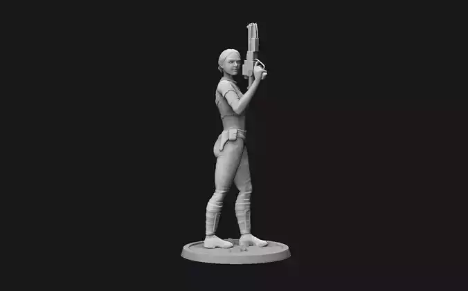 Padme Amidala Statue 3D print model