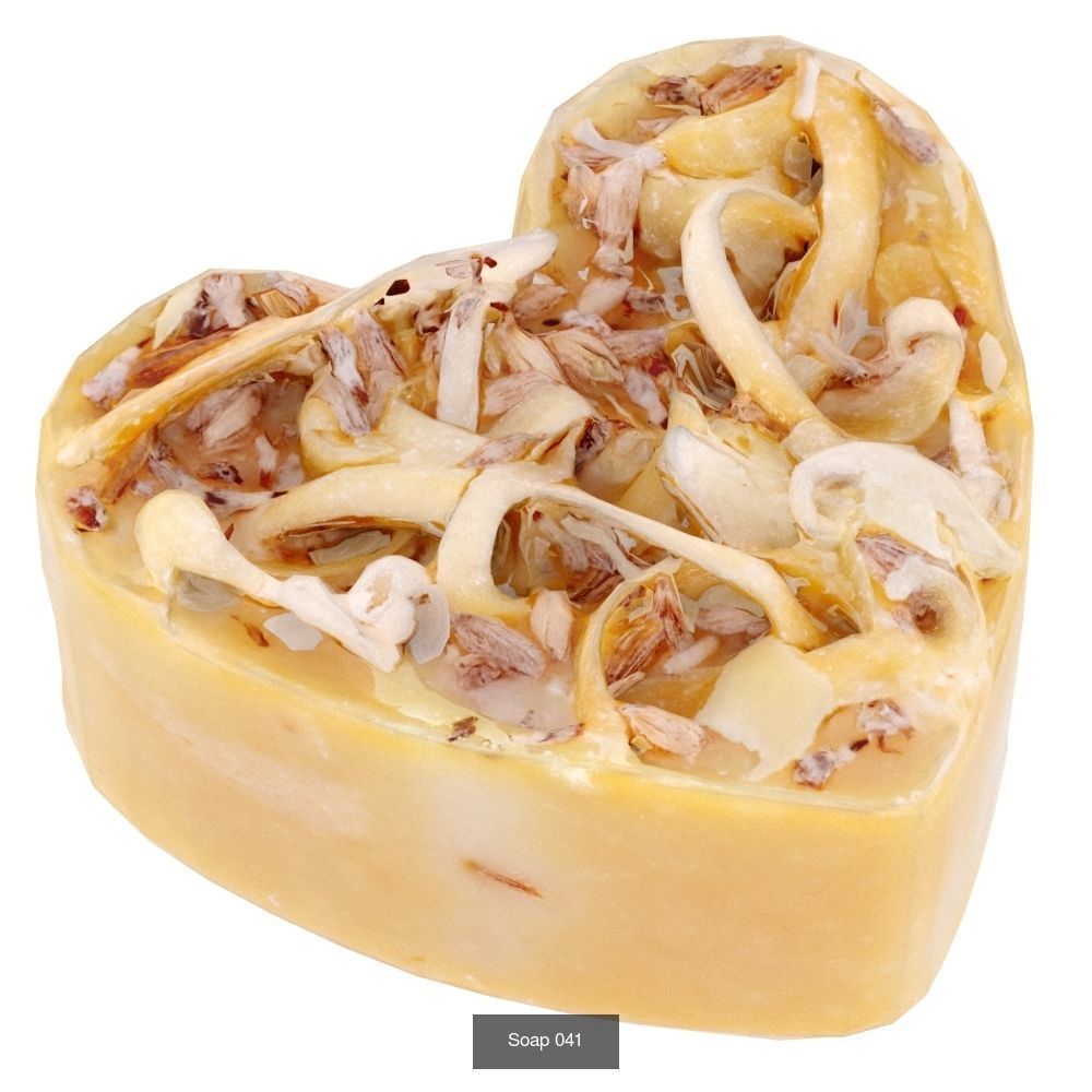 Soap COLLECTION in shape of heart _1