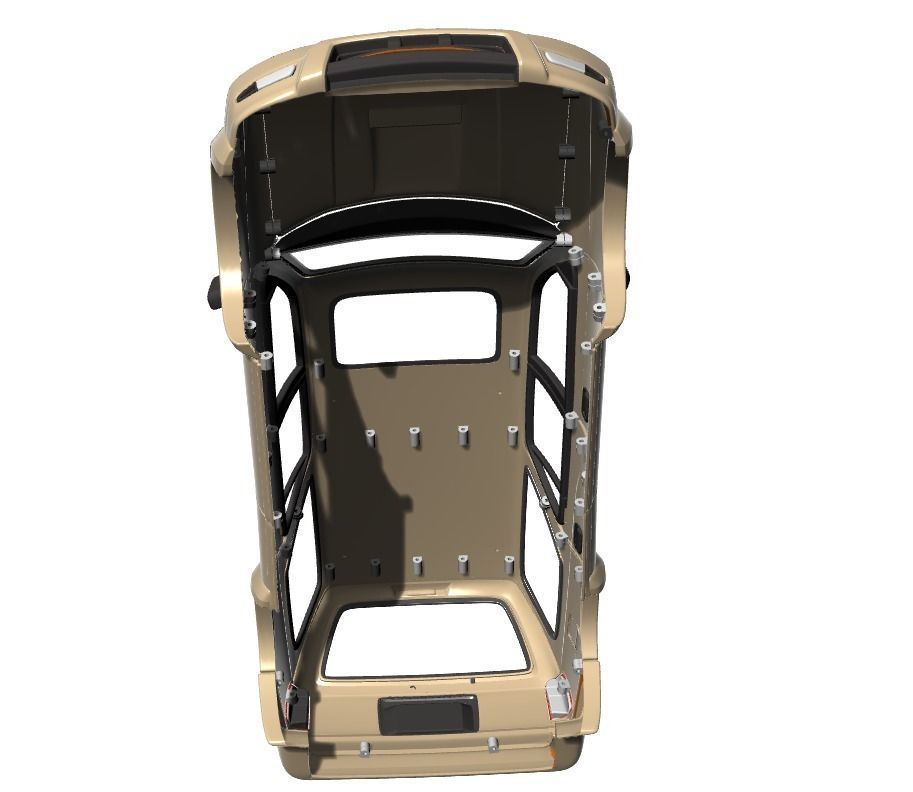 TOYOTA 4RUNNER 1999 313MM 3D print model_2