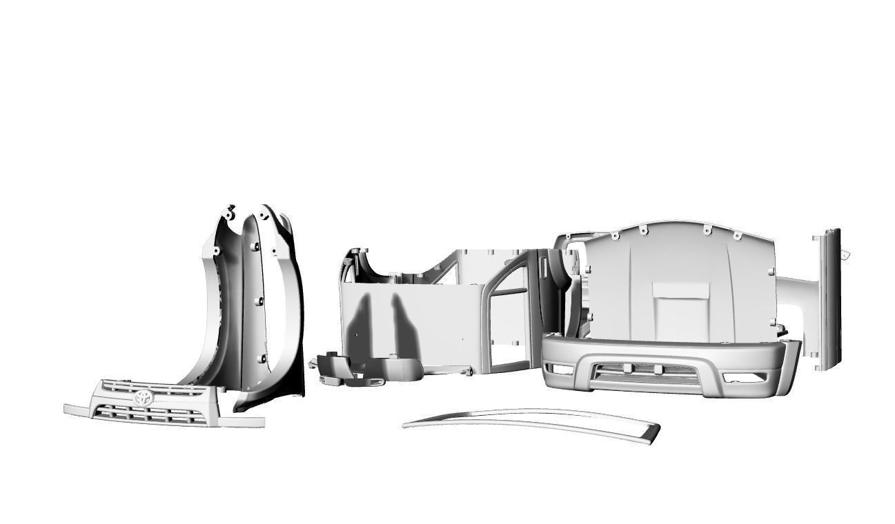 TOYOTA 4RUNNER 1999 313MM 3D print model_5