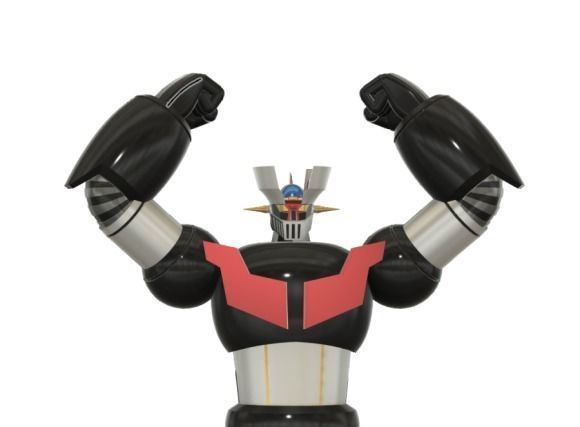 mazinger z breastfire statue figure 3d printing model  3D print model_3