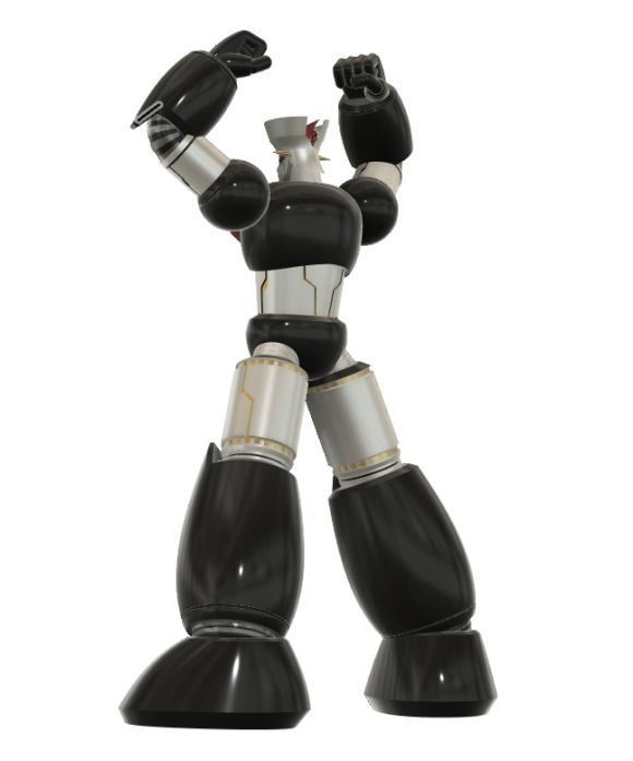 mazinger z breastfire statue figure 3d printing model  3D print model_2