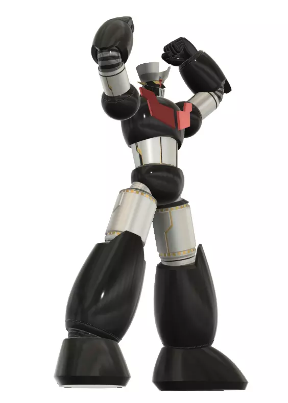 mazinger z breastfire statue figure 3d printing model  3D print model_0