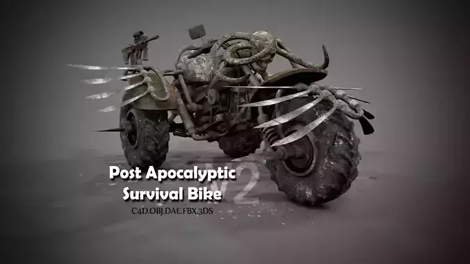 Post Apocalyptic Survival Bike v2