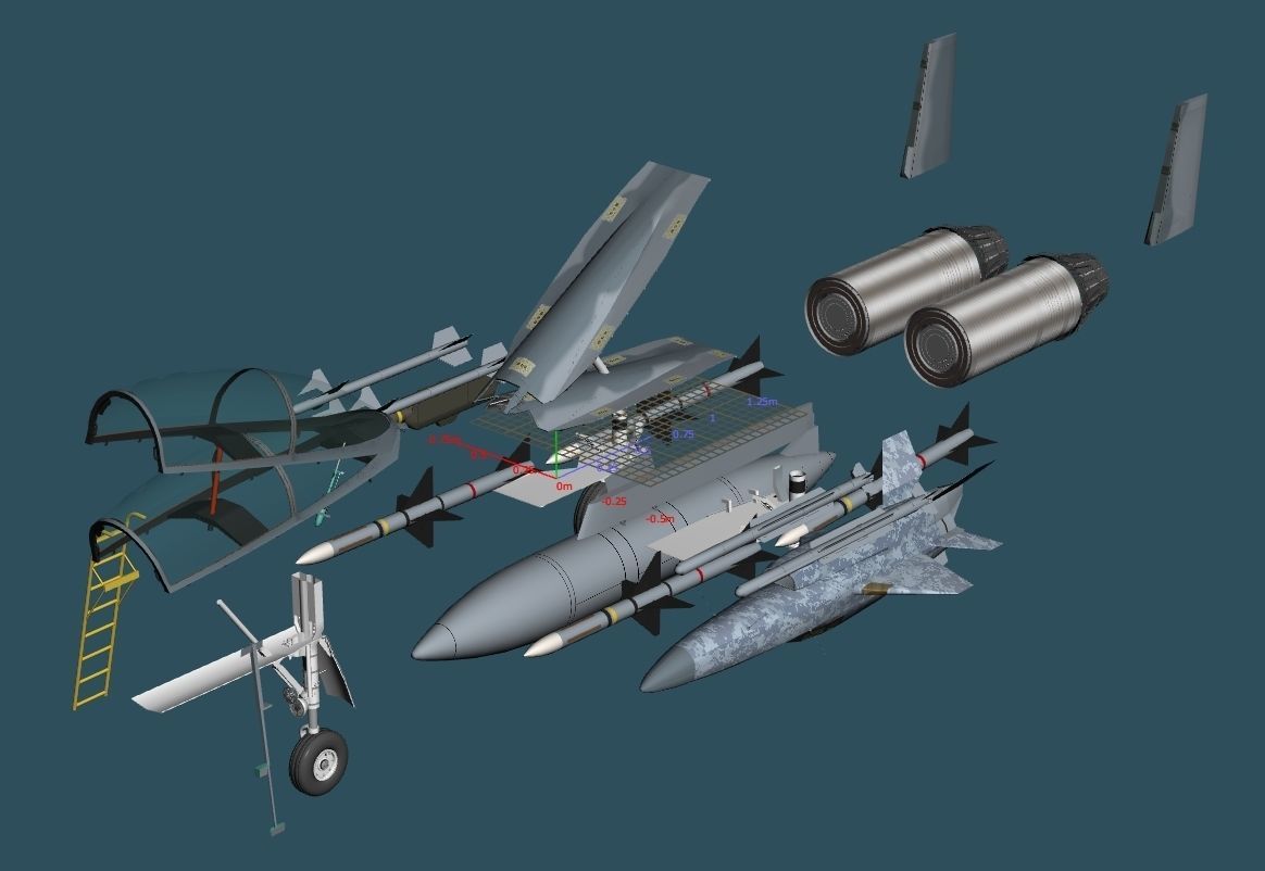 JASDF F-15DJ 3D model_8