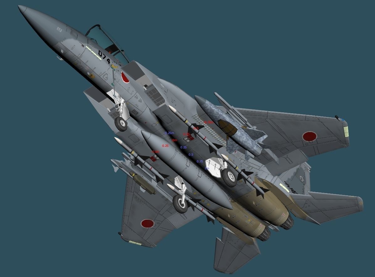 JASDF F-15DJ 3D model_7