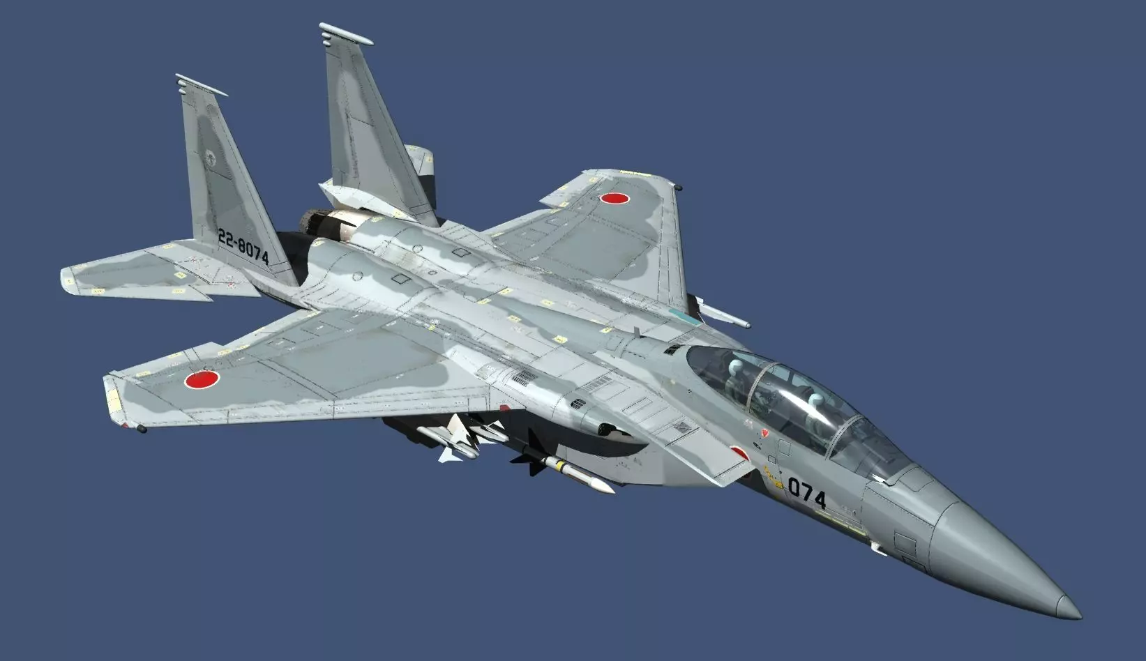 JASDF F-15DJ 3D model_0