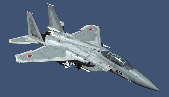 JASDF F-15DJ 3D model