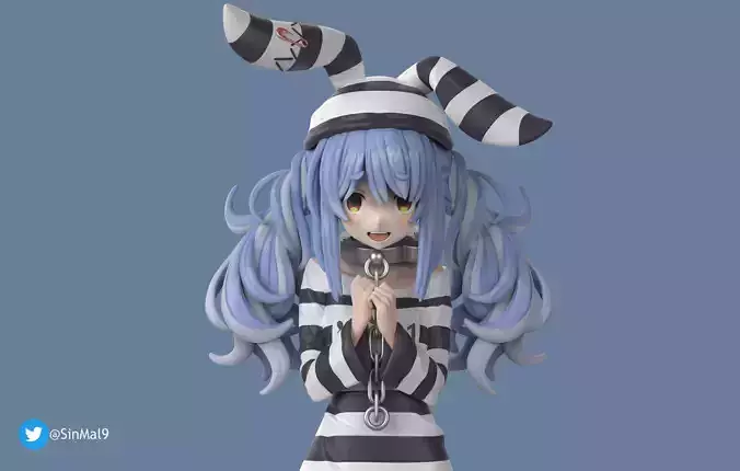 Hololive Usada Pekora jail version