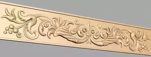 Carved Decor 3D model
