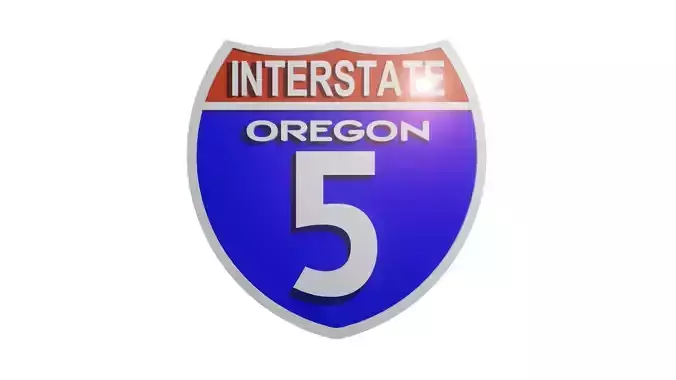 Sign Interstate Oregon 5