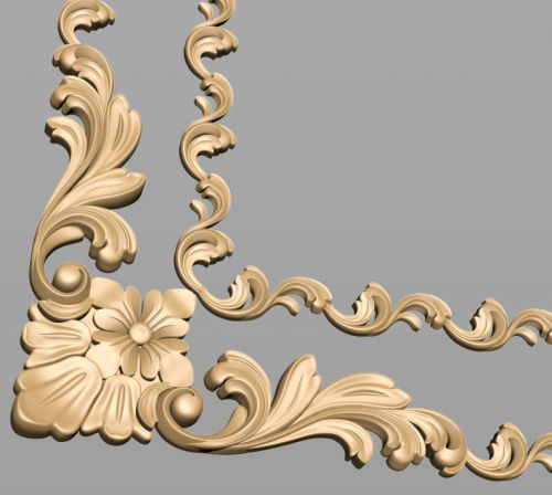 Carved Decor 3D model_10