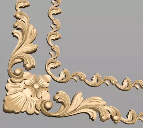 Carved Decor 3D model_0