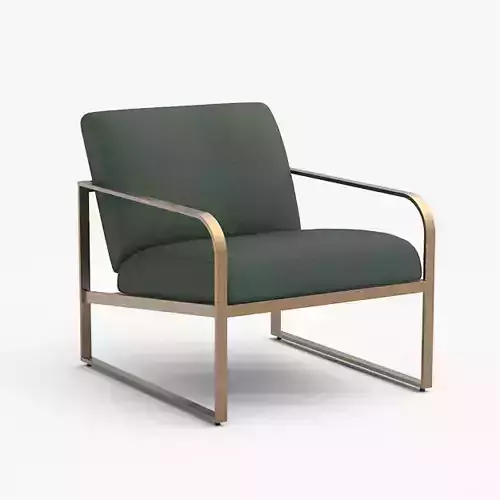 Morris Lounge Chair bronze finish