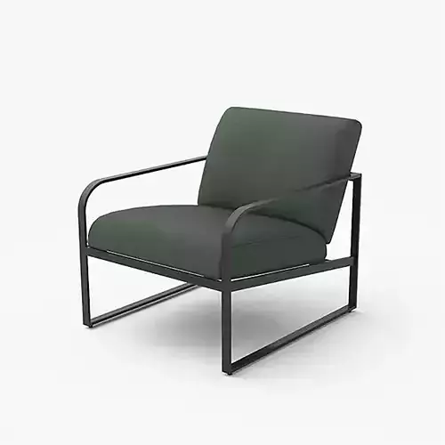 Morris Lounge Chair painted frame