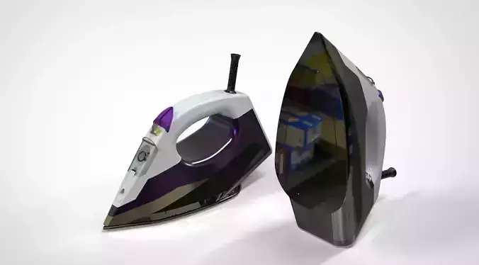 Steam Iron 3D model Kingfly KY-269