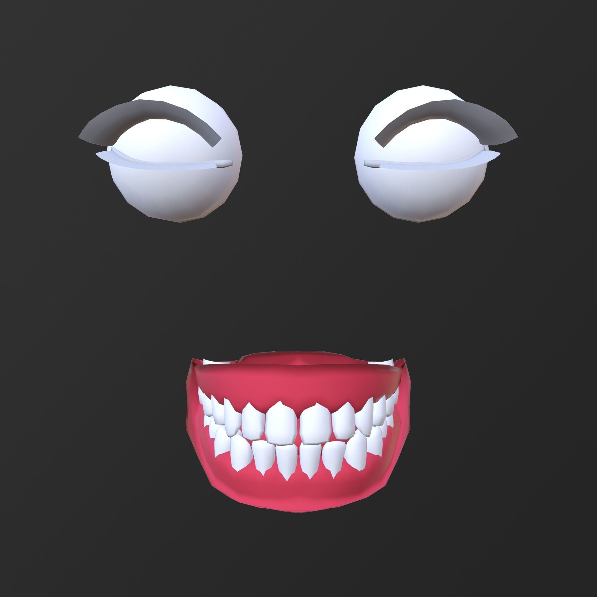 10 FEMALE BASE MESH  11-20 Low-poly 3D model_12