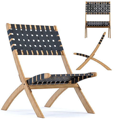 Folding Chair Ipanema 3D model