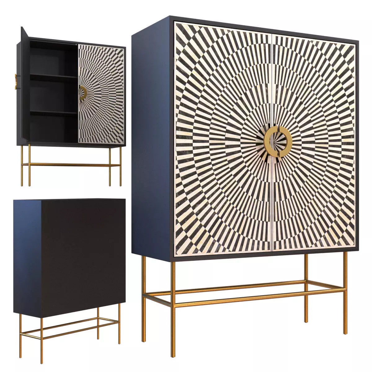 Highboard Electro 3D model