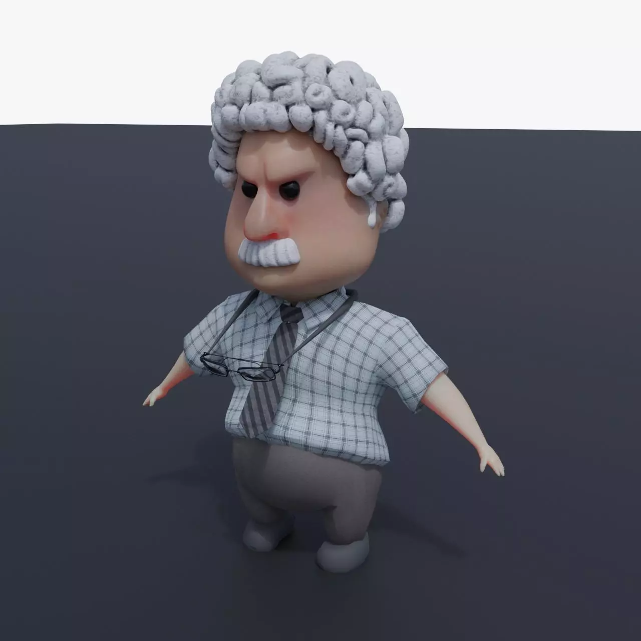 Chubby Virus  3D model_0