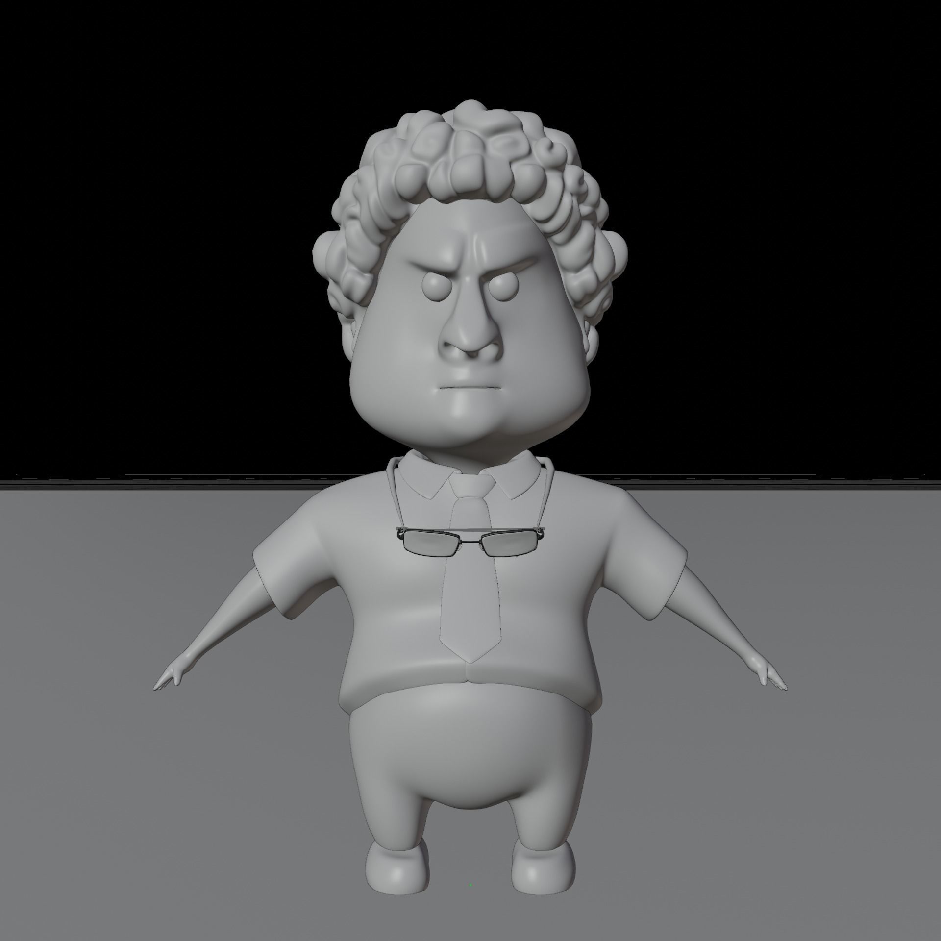 Chubby Virus  3D model_4