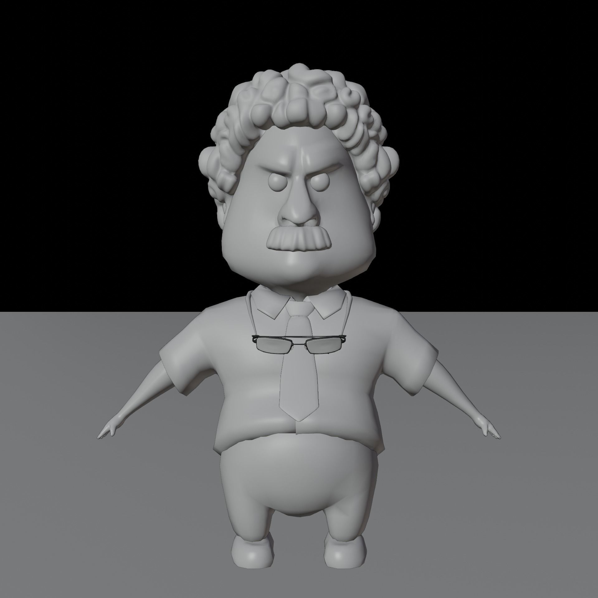 Chubby Virus  3D model_3