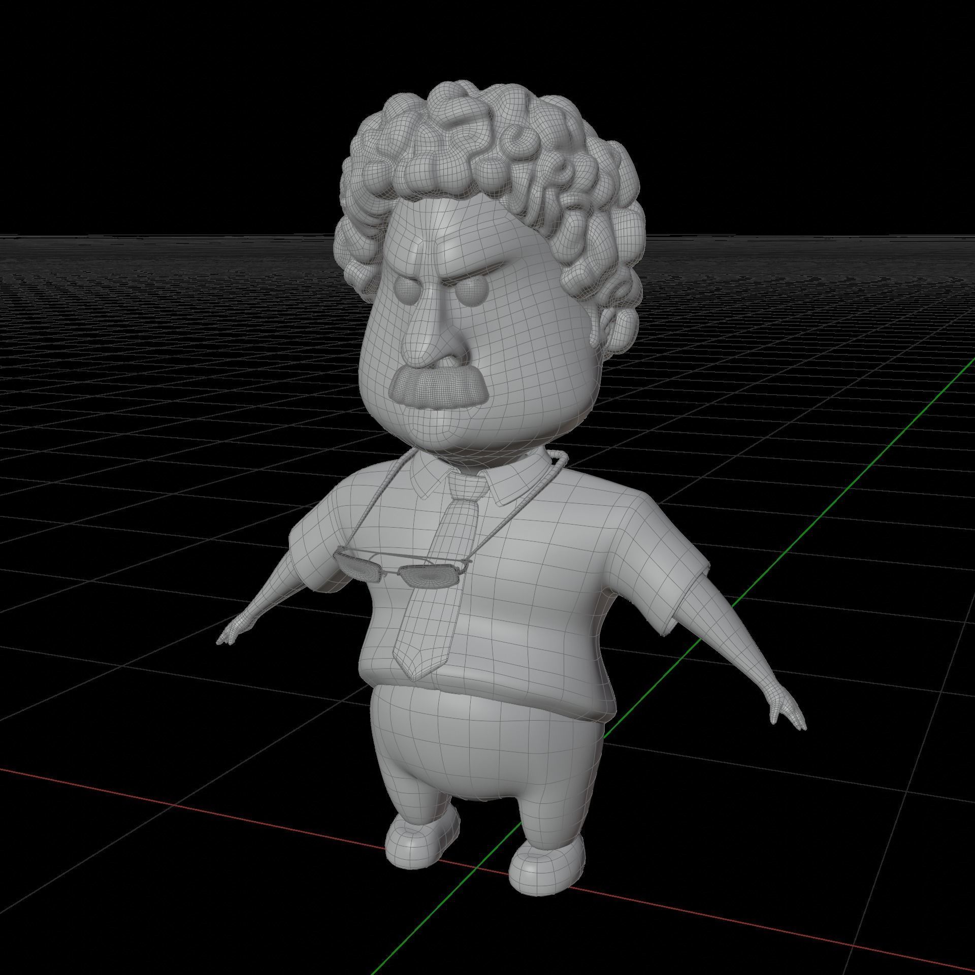 Chubby Virus  3D model_1