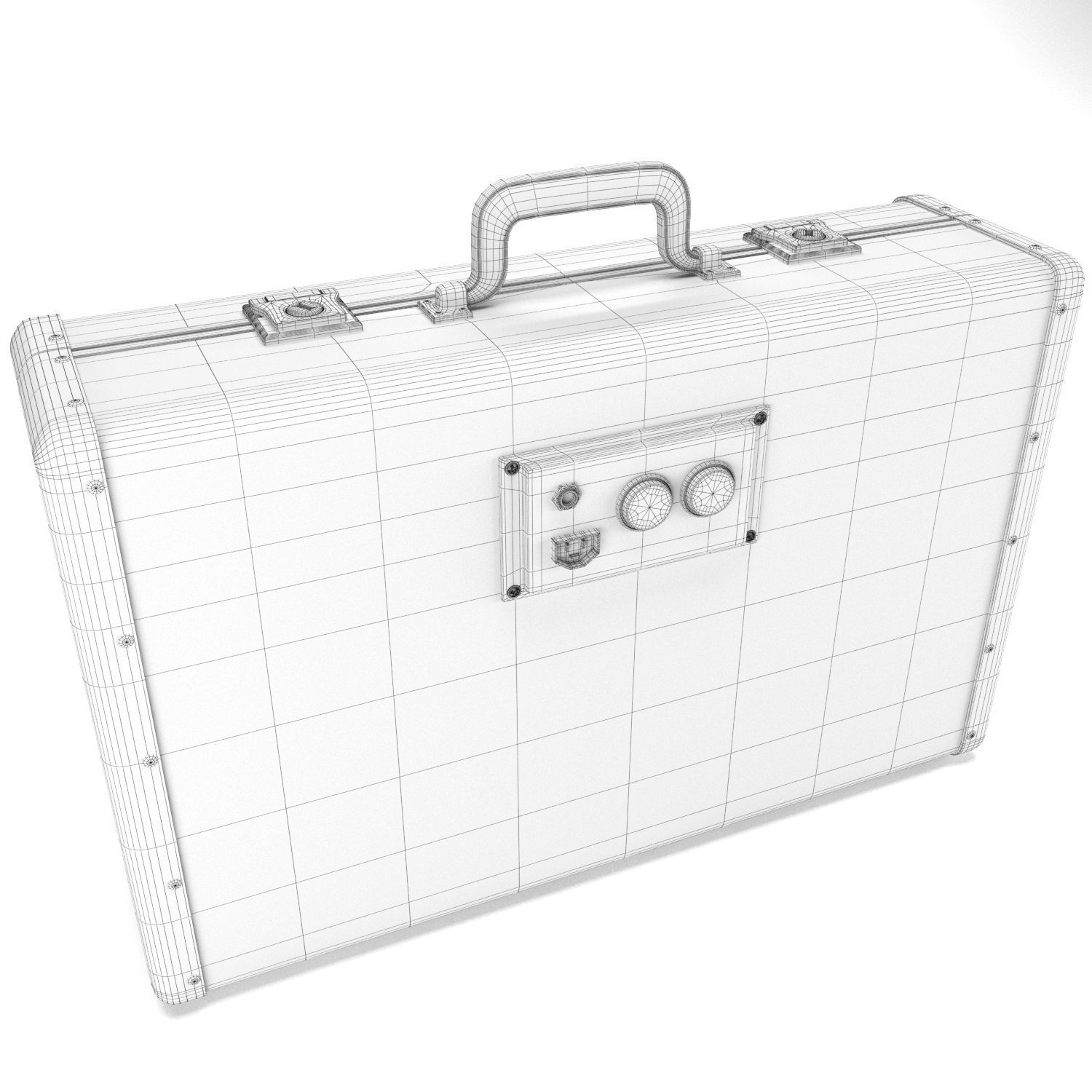 Boombox audio player 3D model_5