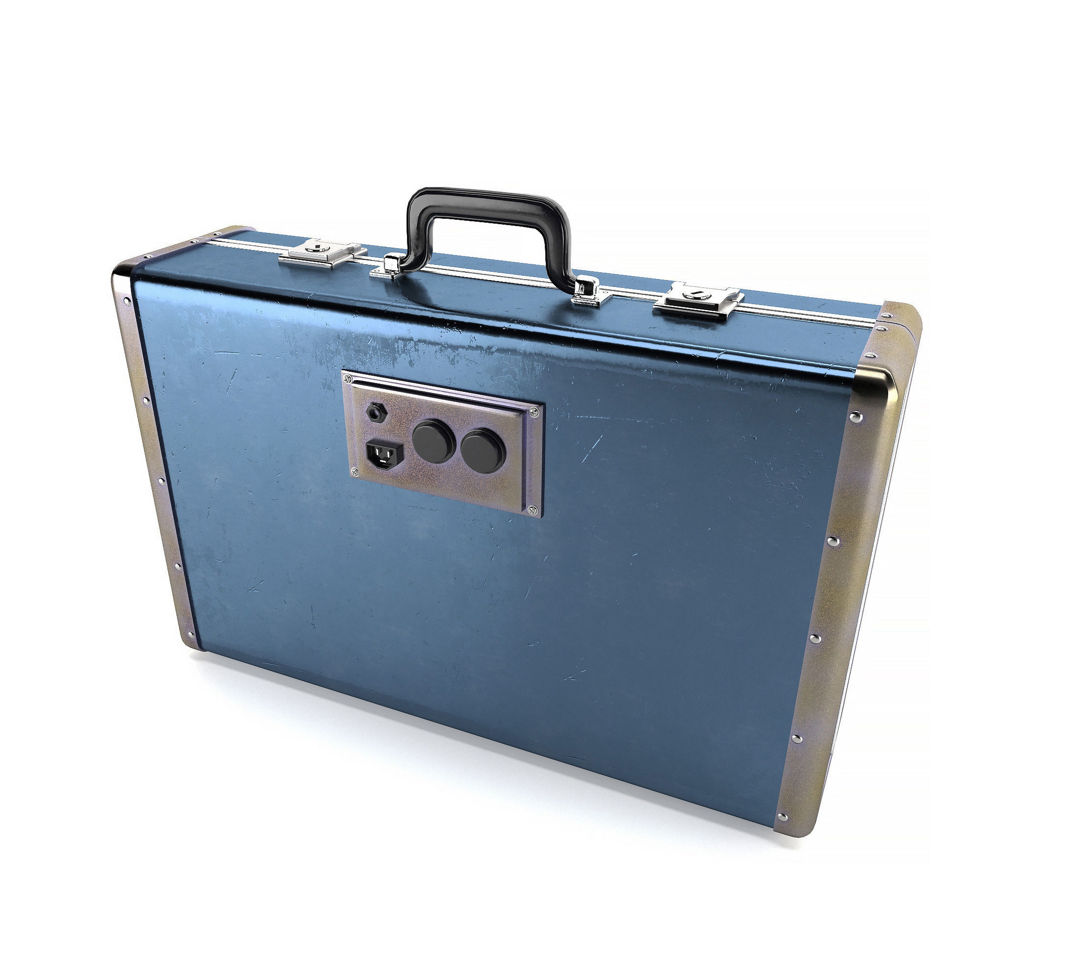 Boombox audio player 3D model_1