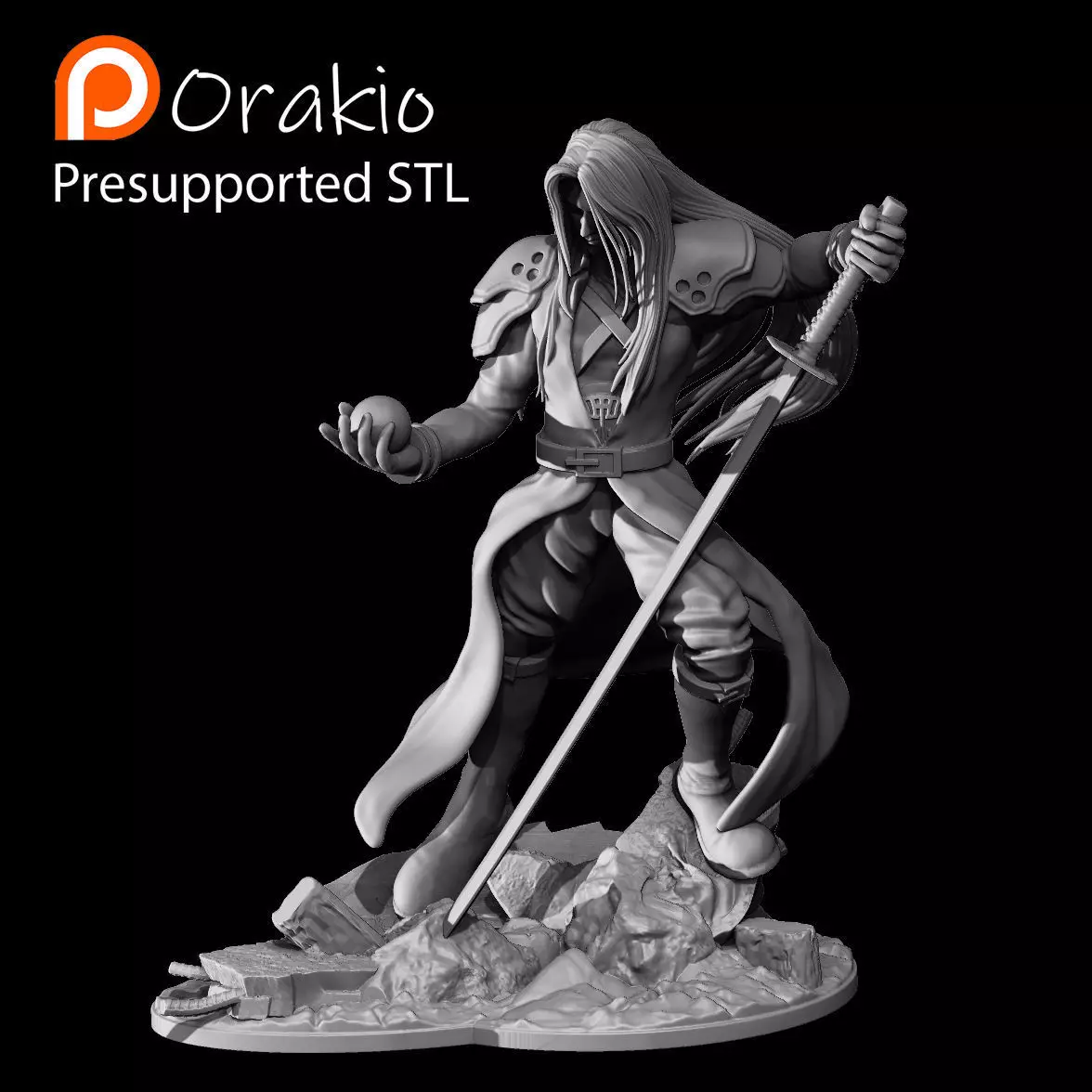 Cephiroth 3D print model_0