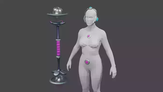 lux space groove cosplay kit league of legends 3D print model