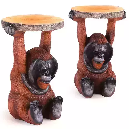 Side Table Animal Orang Utan