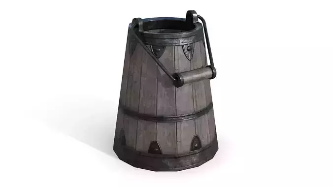Old Wooden Bucket