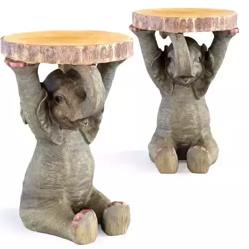 Side Table Animal Elefant 3D print model