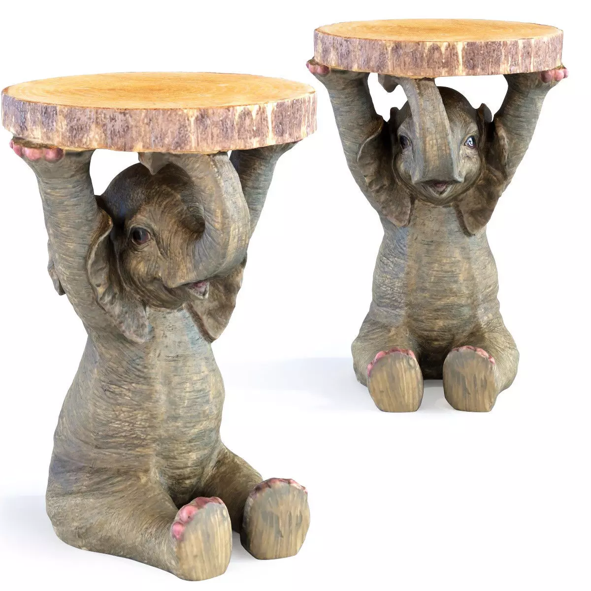 Side Table Animal Elefant 3D print model_0