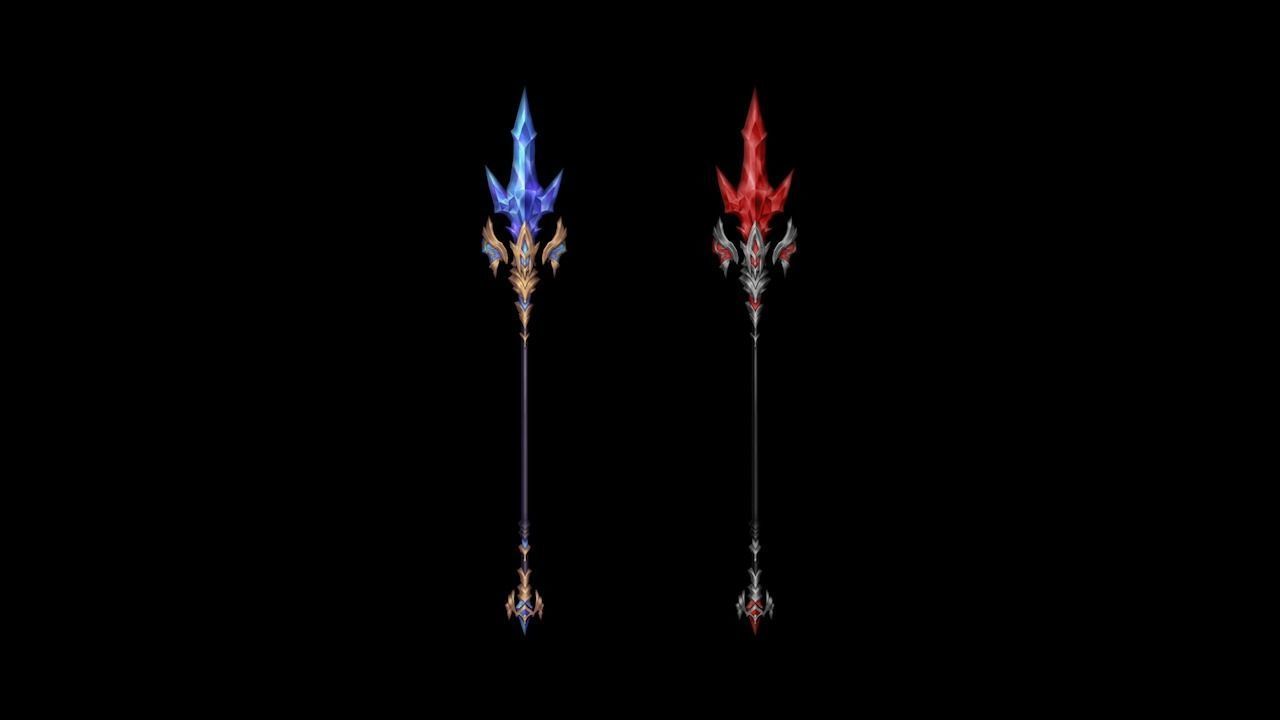 Legendary Spear Low-poly 3D model_3