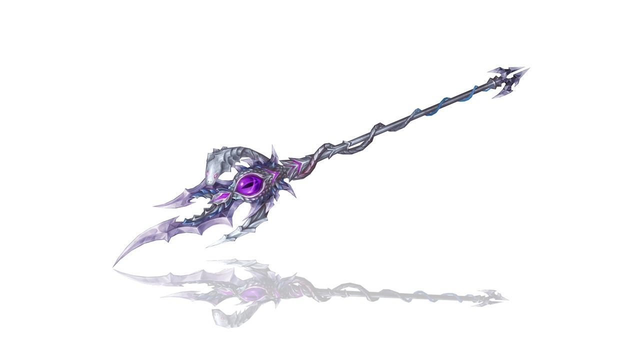 Succubus Spear Low-poly 3D model_1