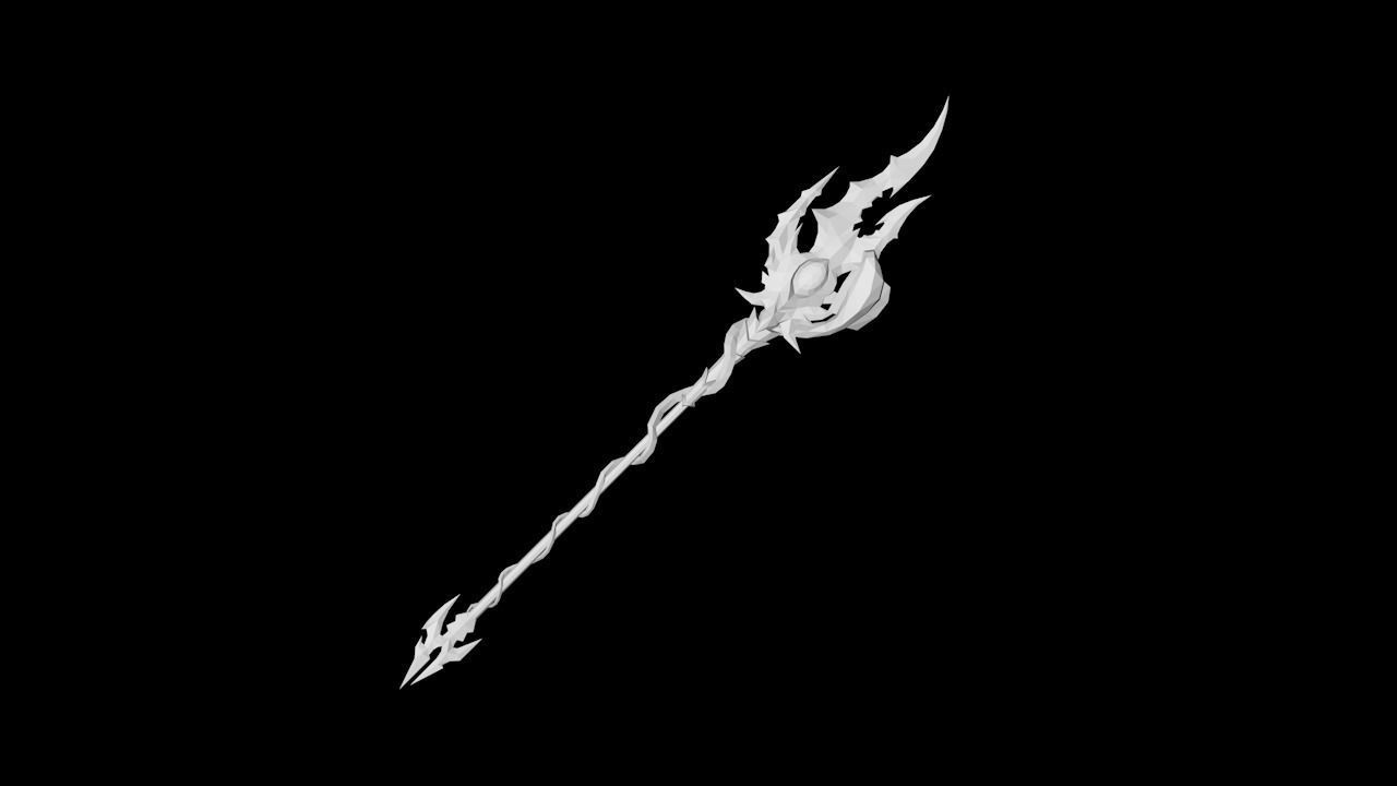 Succubus Spear Low-poly 3D model_3