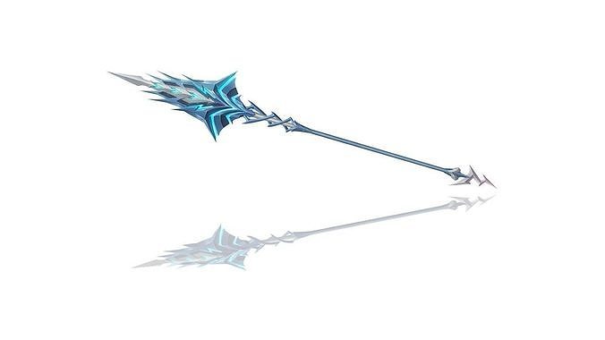 Lightning Spear Low-poly 3D model