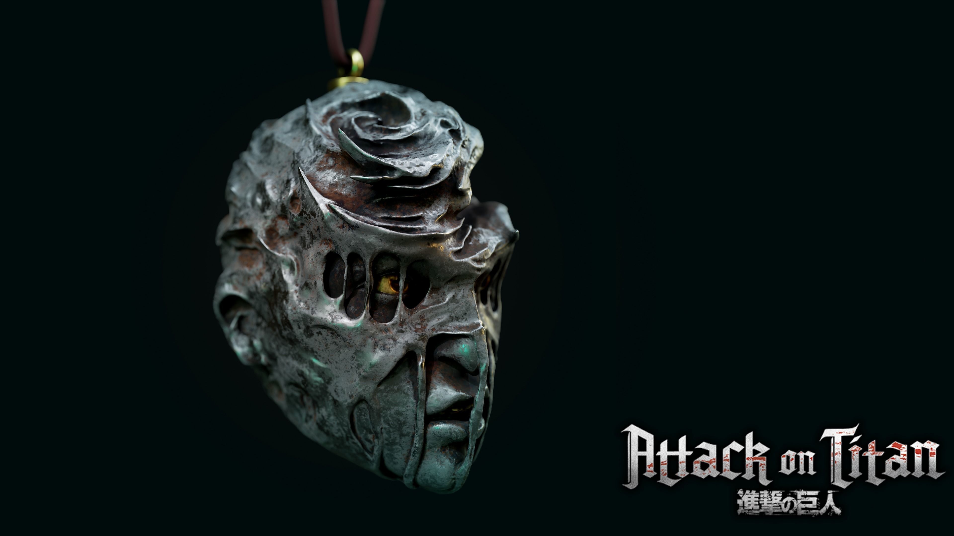 Attack on Titan Warhammer Titan Pendant Ready to 3D Print 3D print model_4