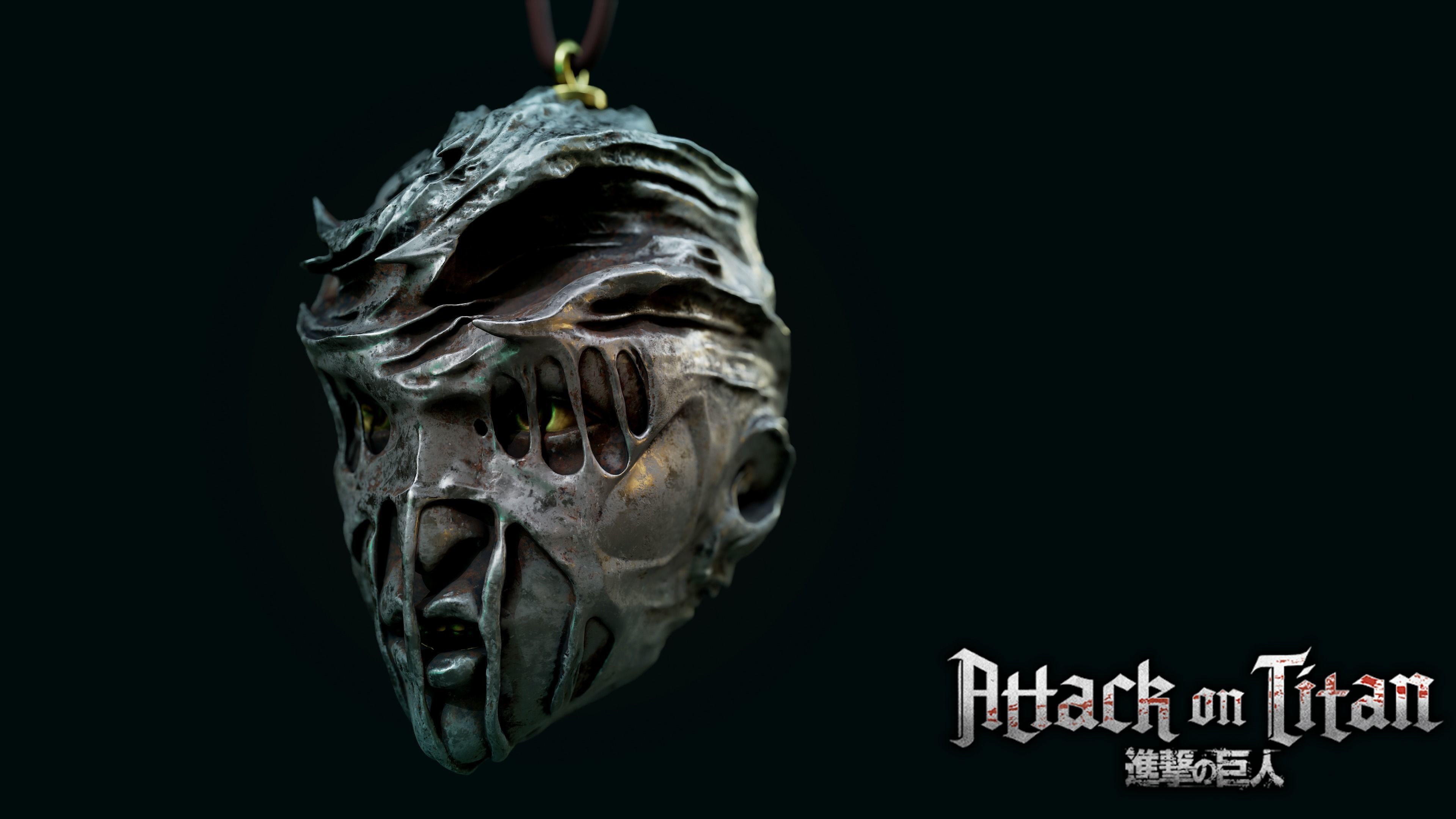 Attack on Titan Warhammer Titan Pendant Ready to 3D Print 3D print model_7