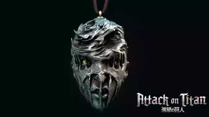 Attack on Titan Warhammer Titan Pendant Ready to 3D Print 3D print model